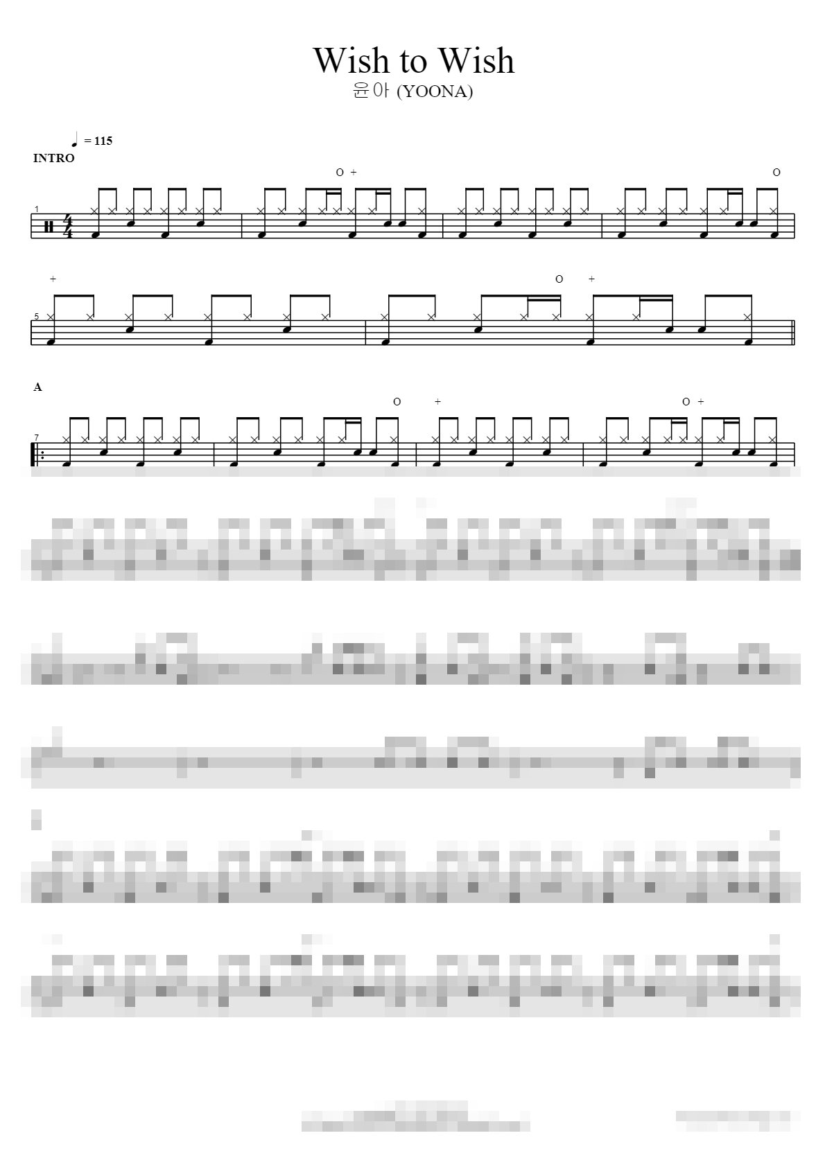 Wish to Wish Sheet Music Preview