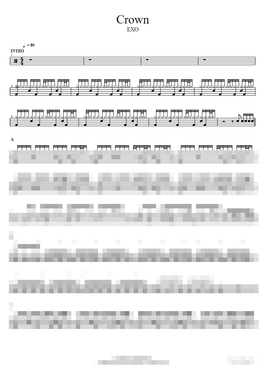 Crown Sheet Music Preview
