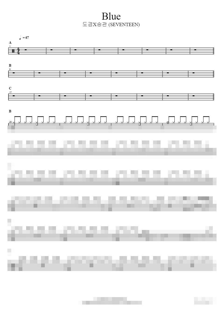 Blue Sheet Music Preview