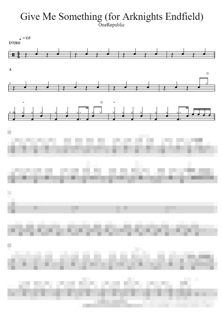 Give Me Something (for Arknights Endfield) Sheet Music Preview