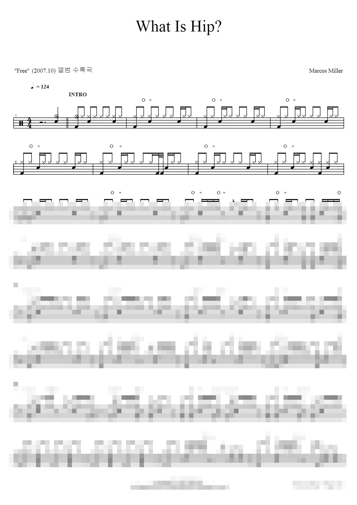 What Is Hip Sheet Music Preview