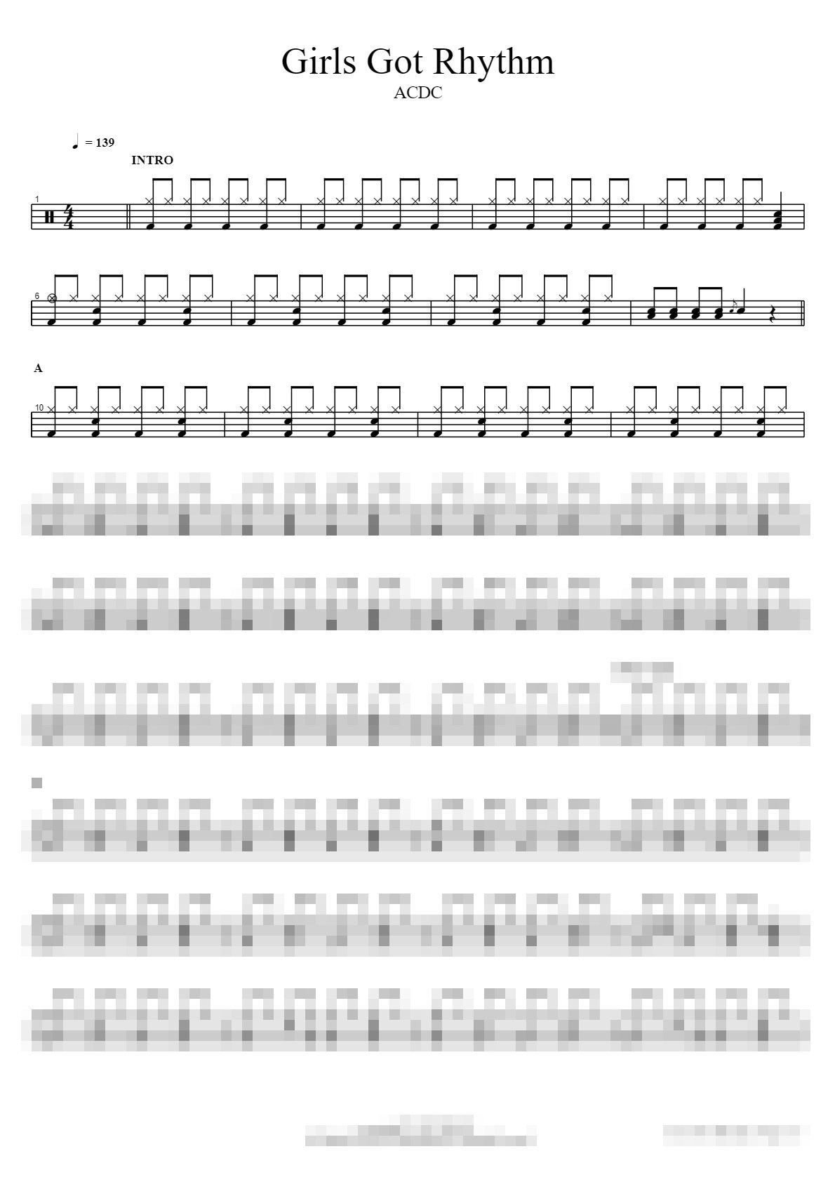 Girls Got Rhythm Sheet Music Preview