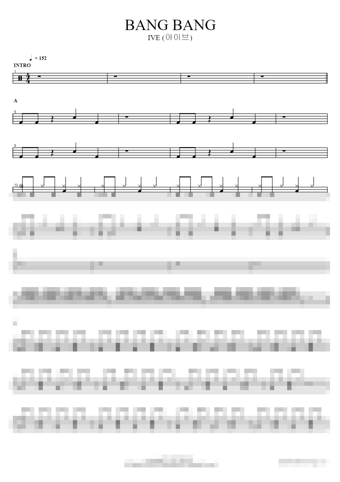 BANG BANG Sheet Music Preview
