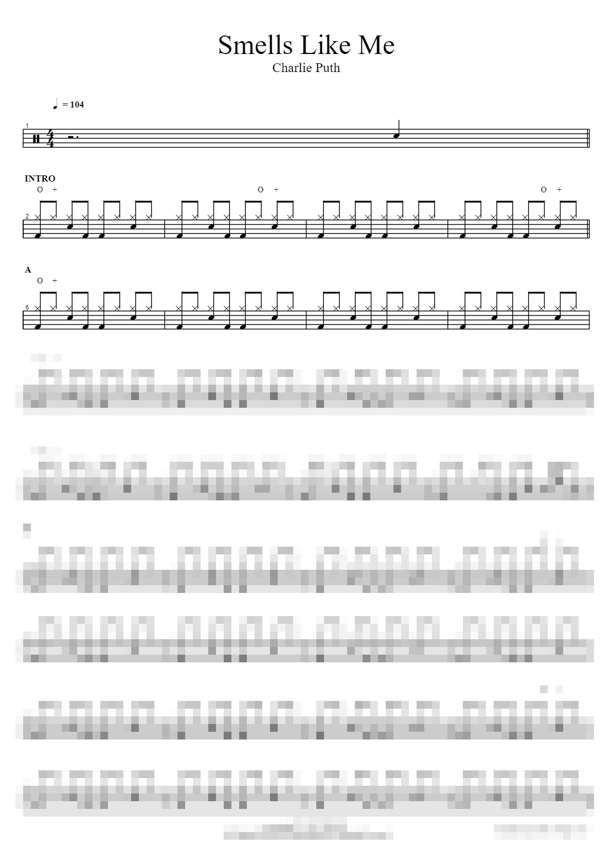 Smells Like Me Sheet Music Preview
