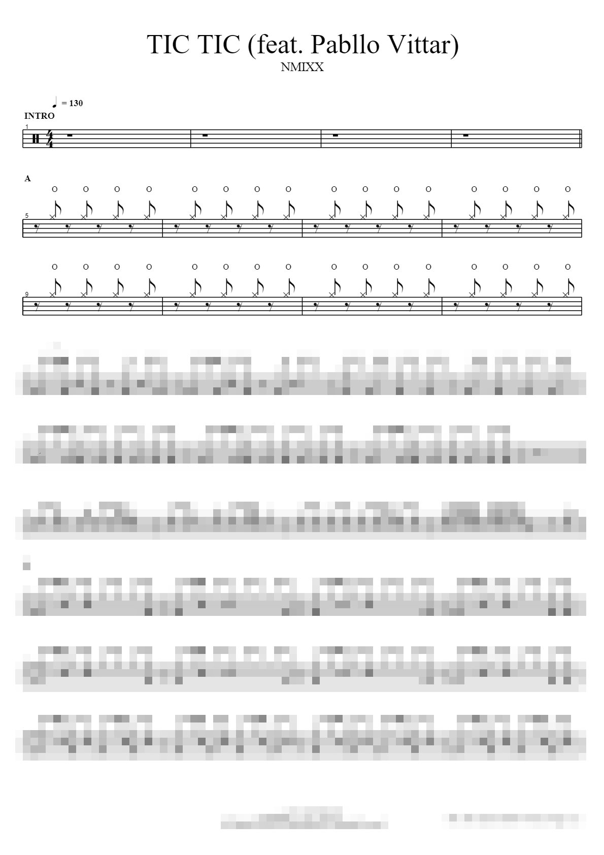 TIC TIC (feat. Pabllo Vittar) Sheet Music Preview