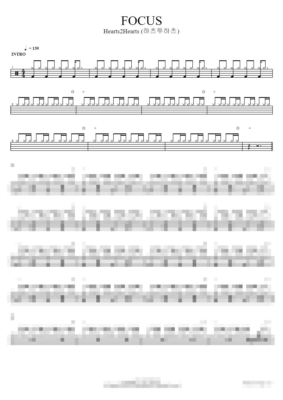 FOCUS Sheet Music Preview