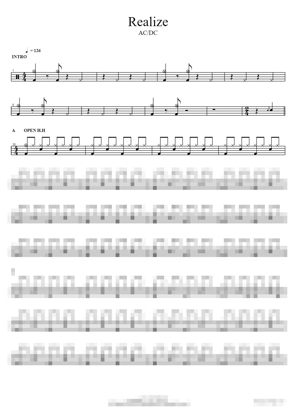 Realize Sheet Music Preview