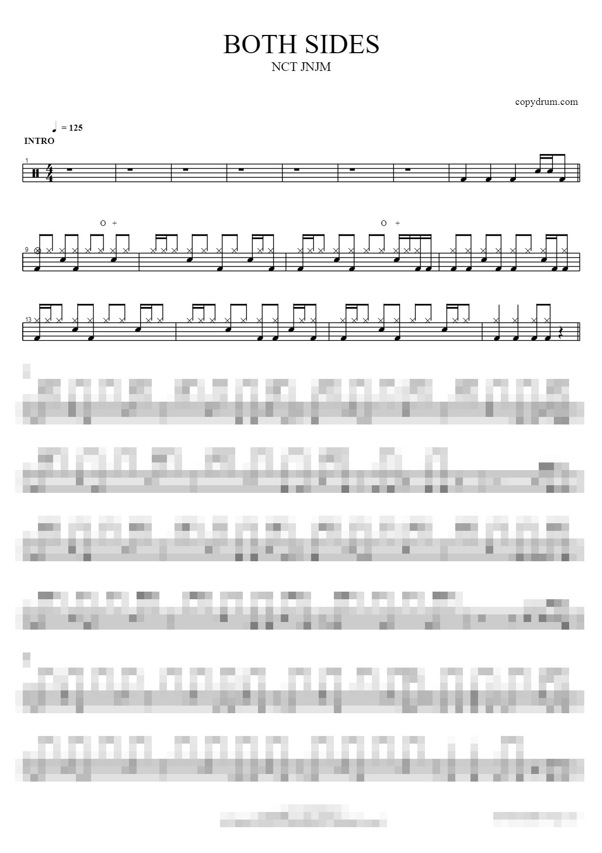 BOTH SIDES Sheet Music Preview