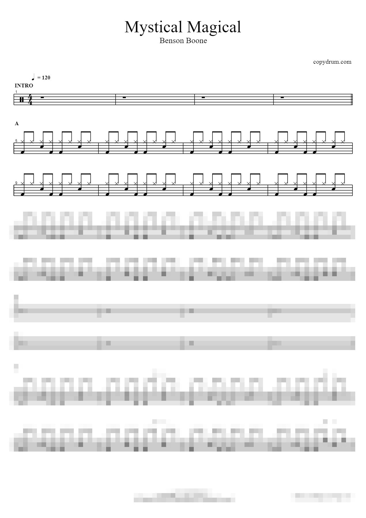 Mystical Magical Sheet Music Preview