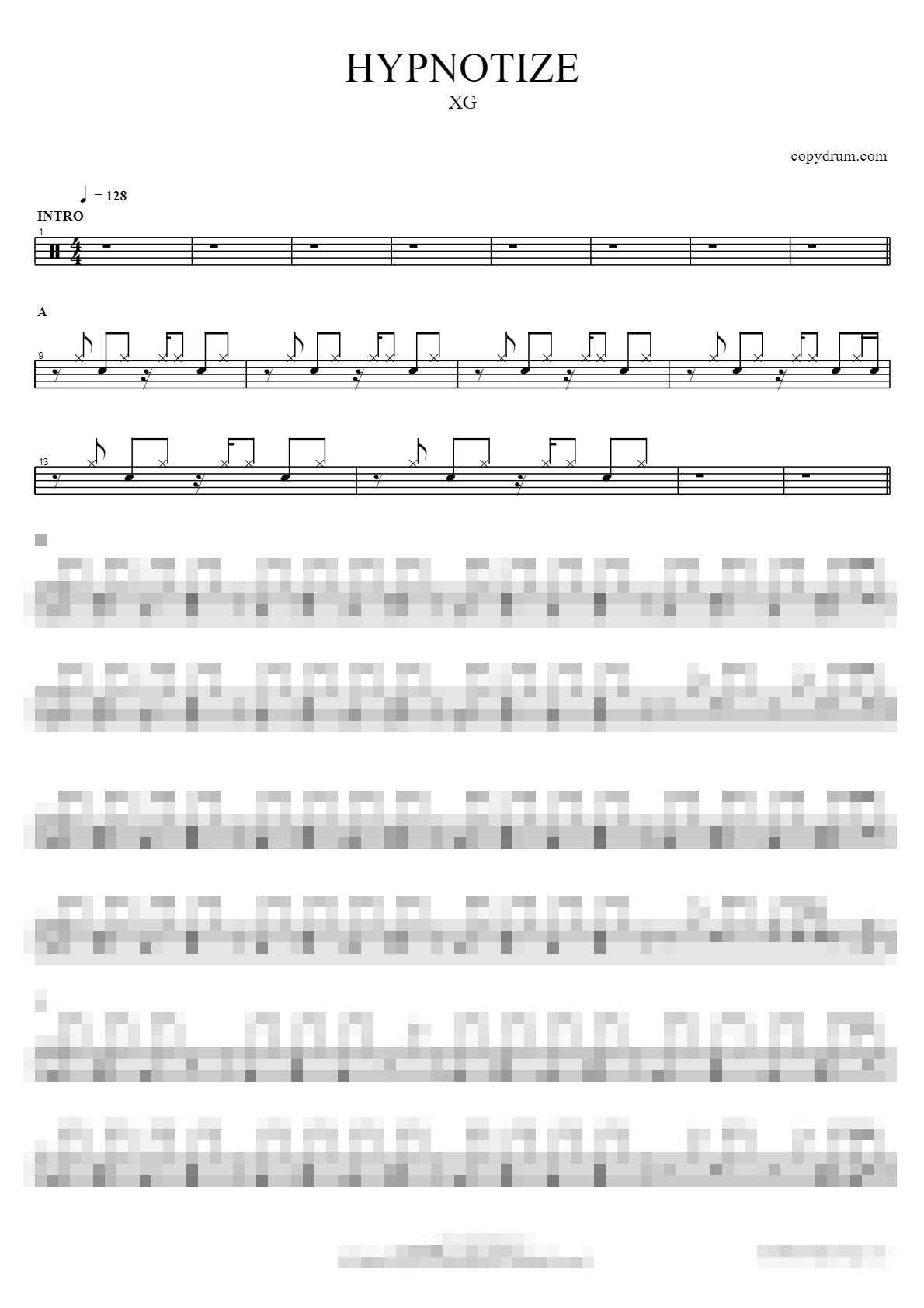 HYPNOTIZE Sheet Music Preview
