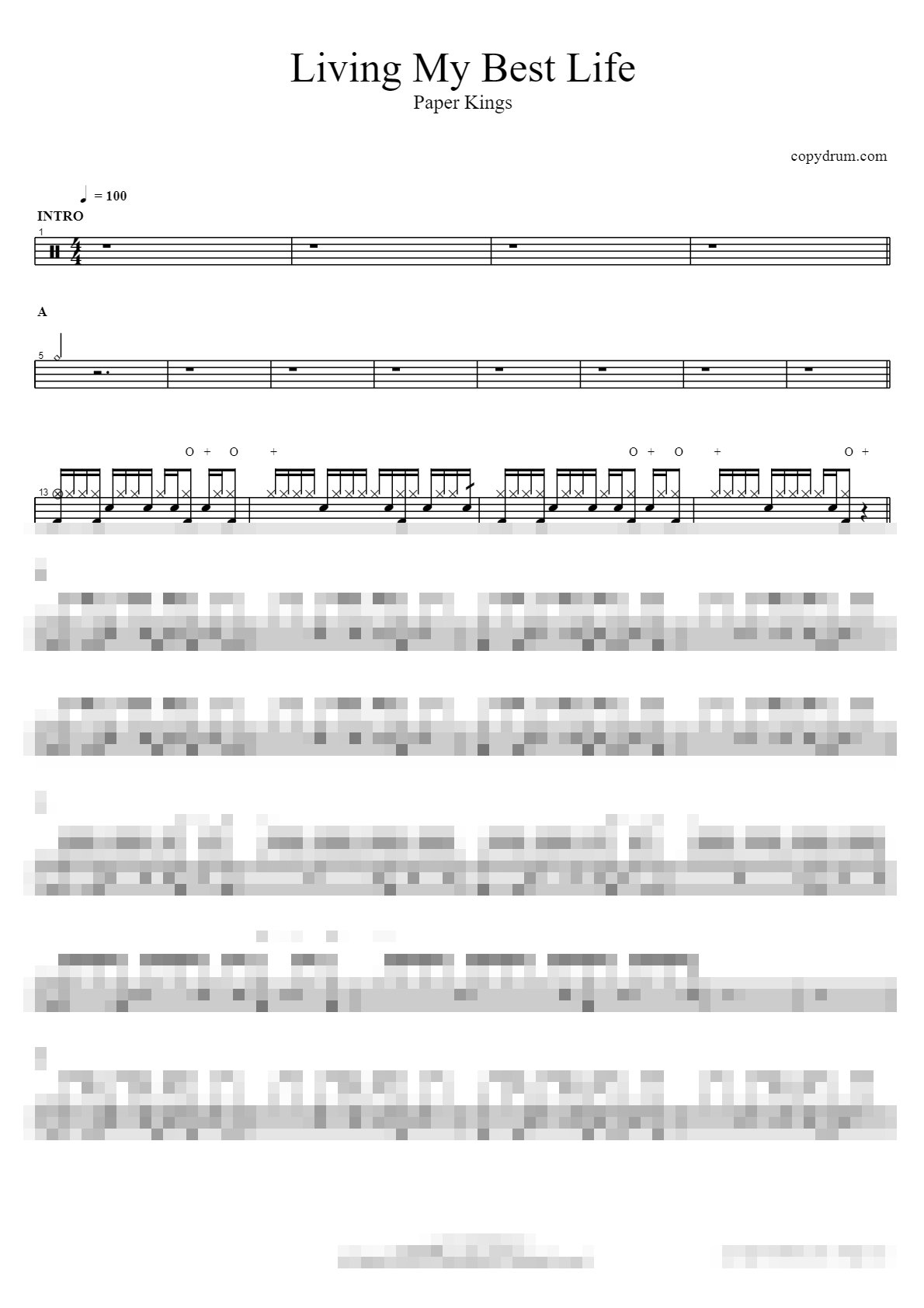 Living My Best Life Sheet Music Preview