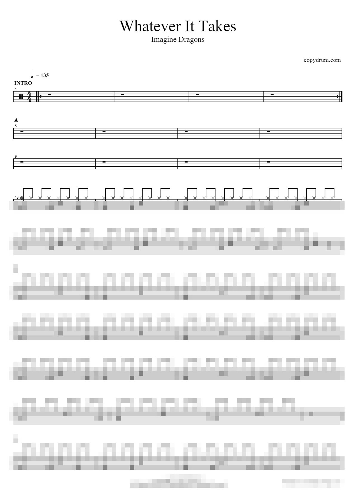 Whatever It Takes Sheet Music Preview