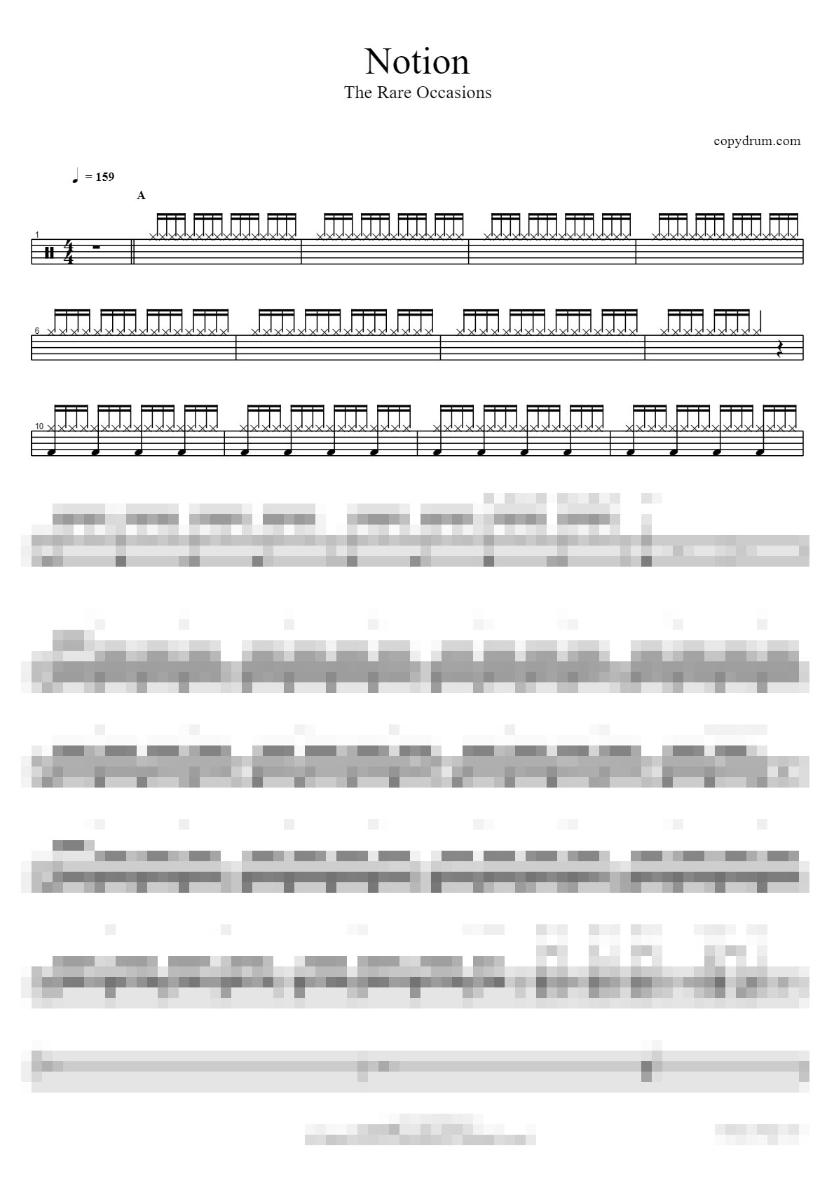 Notion Sheet Music Preview