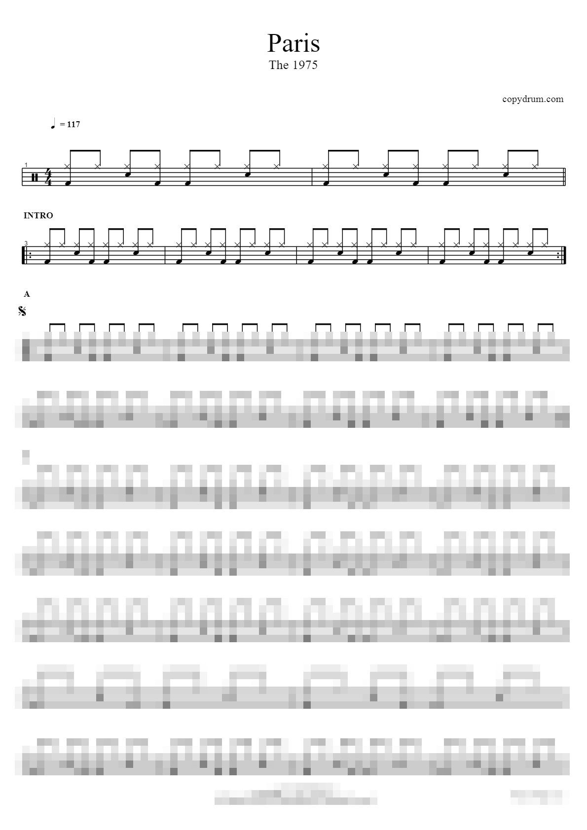 Paris Sheet Music Preview
