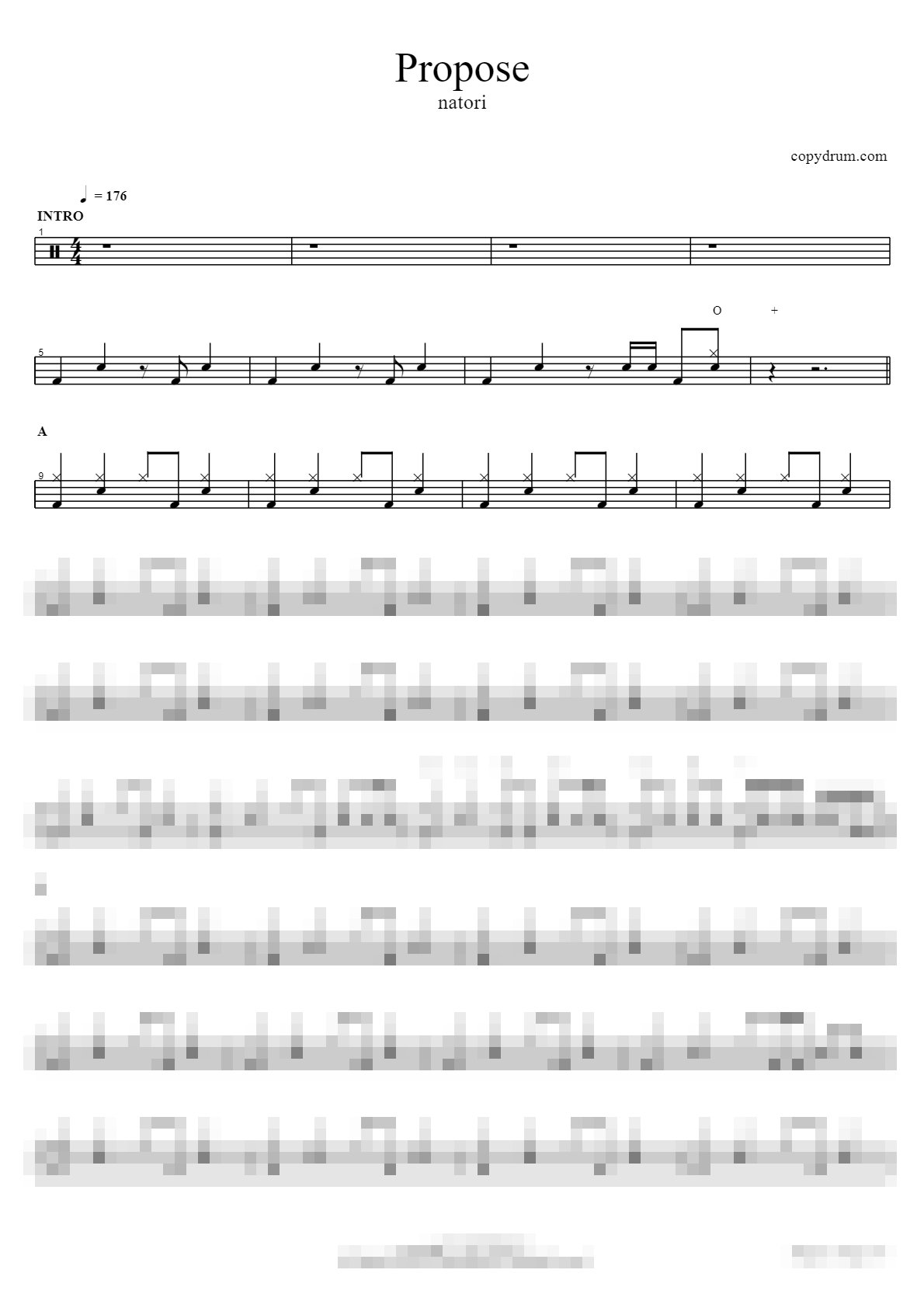 Propose Sheet Music Preview