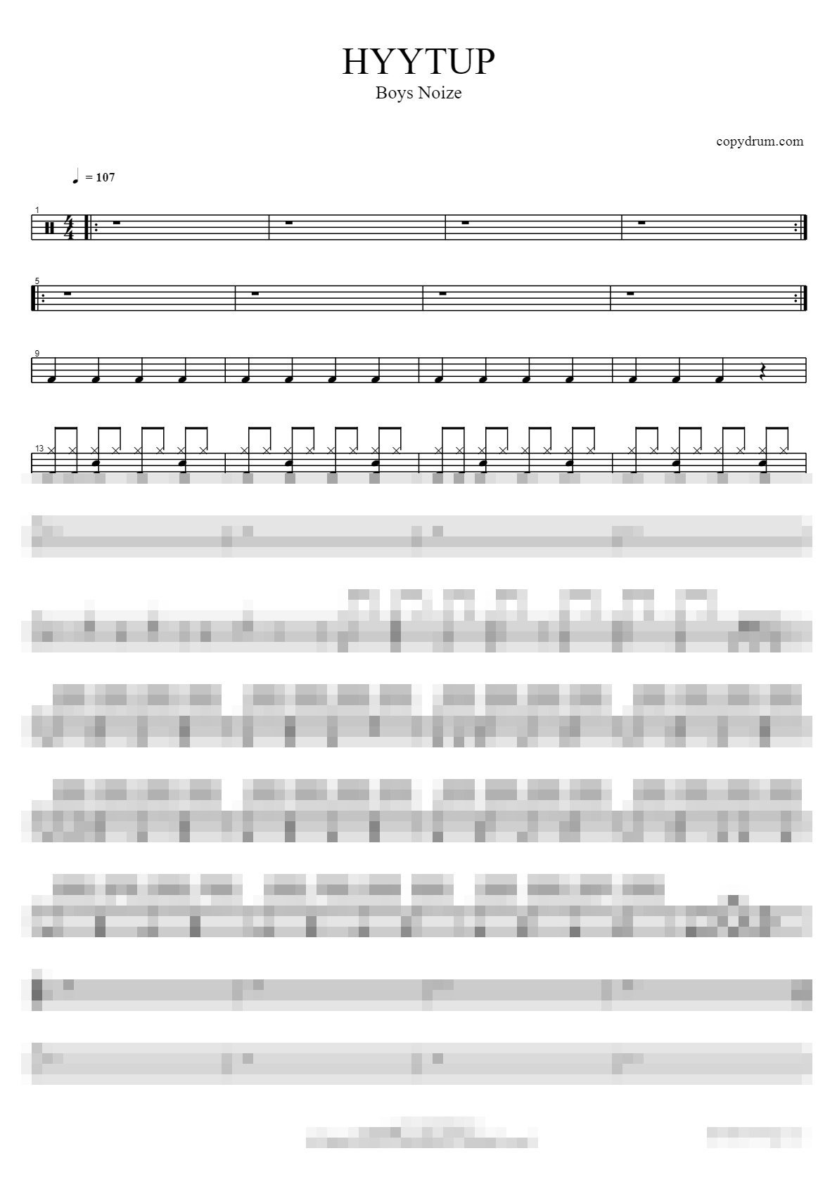 HYYTUP Sheet Music Preview