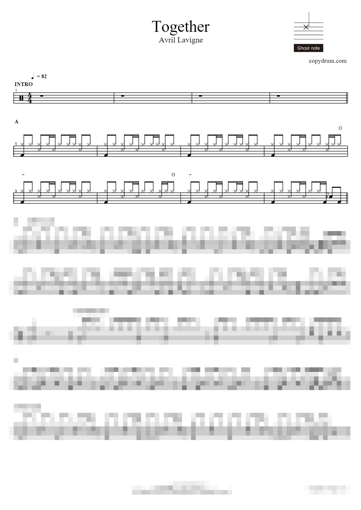Together Sheet Music Preview