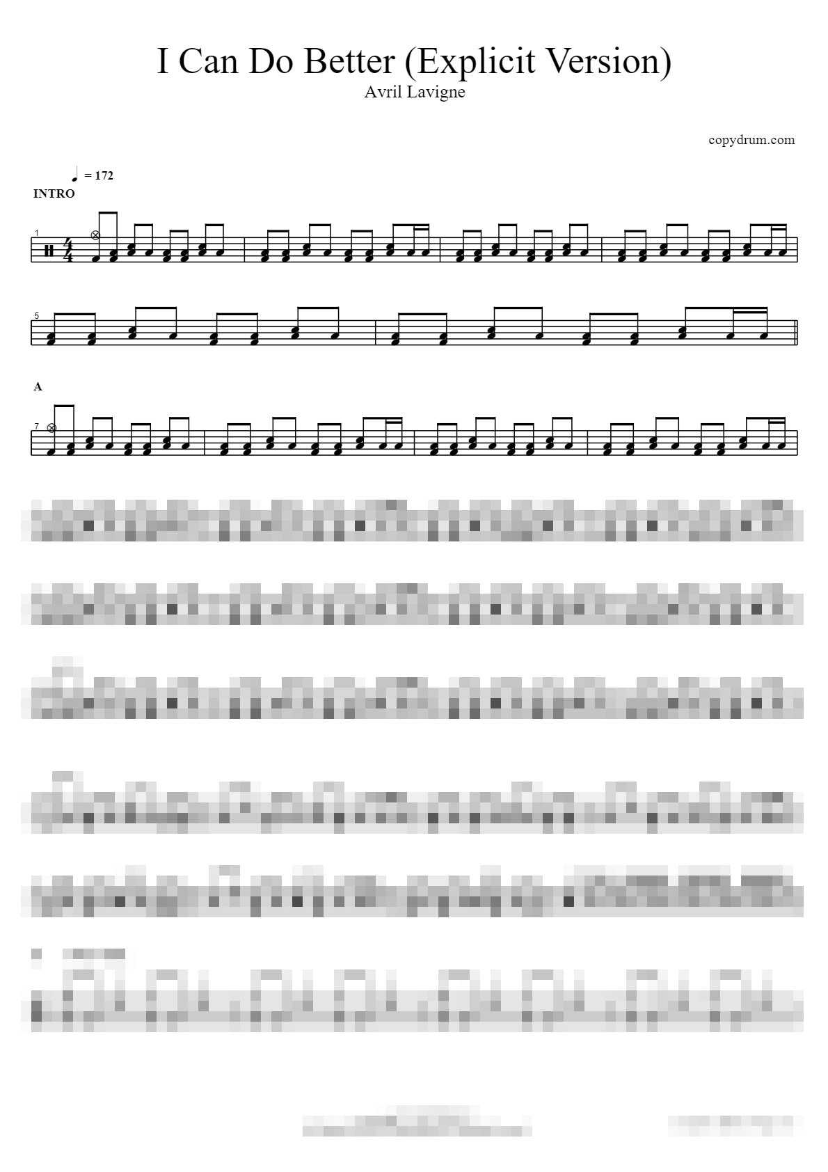 I Can Do Better (Explicit Version) Sheet Music Preview