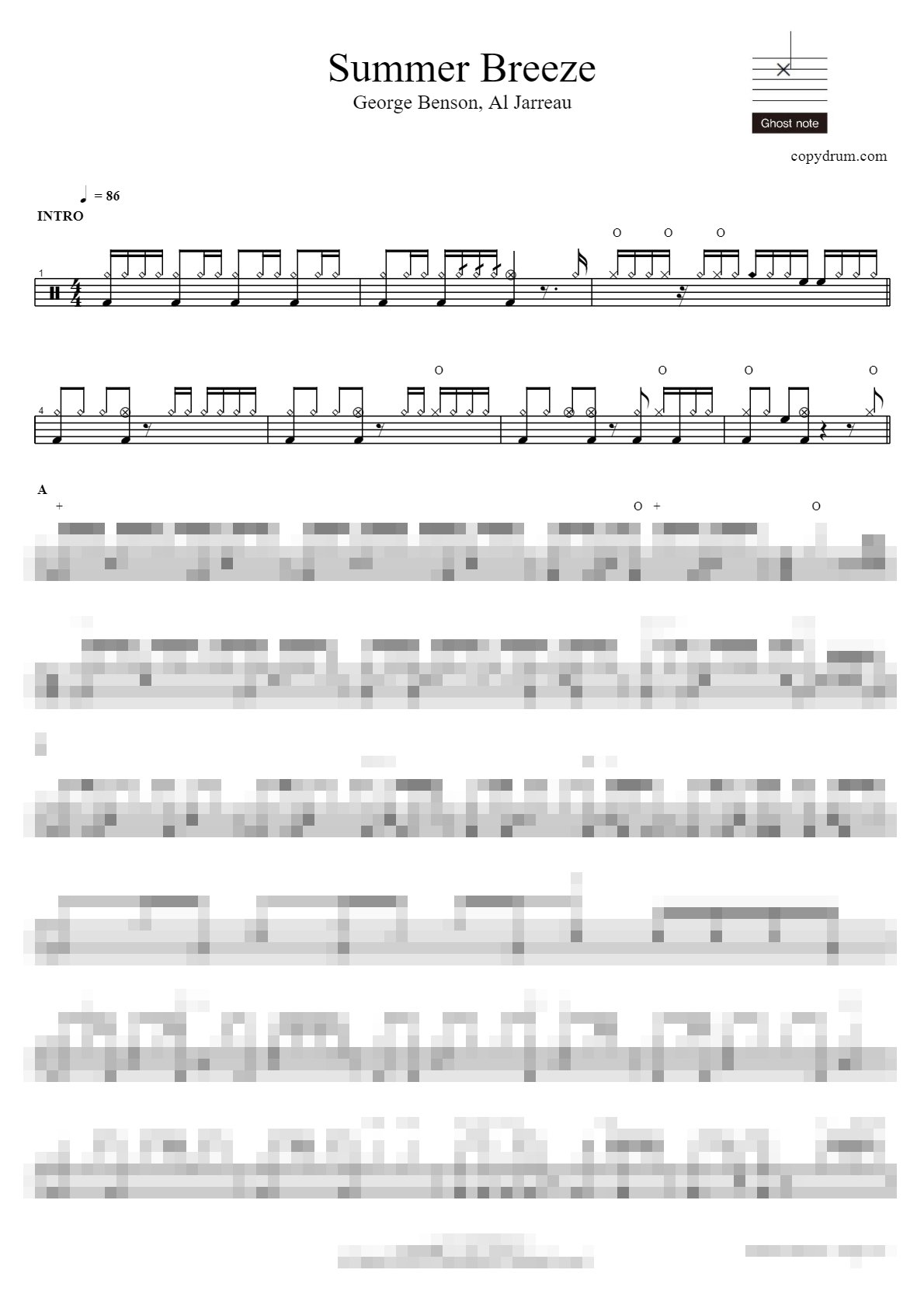 Summer Breeze Sheet Music Preview