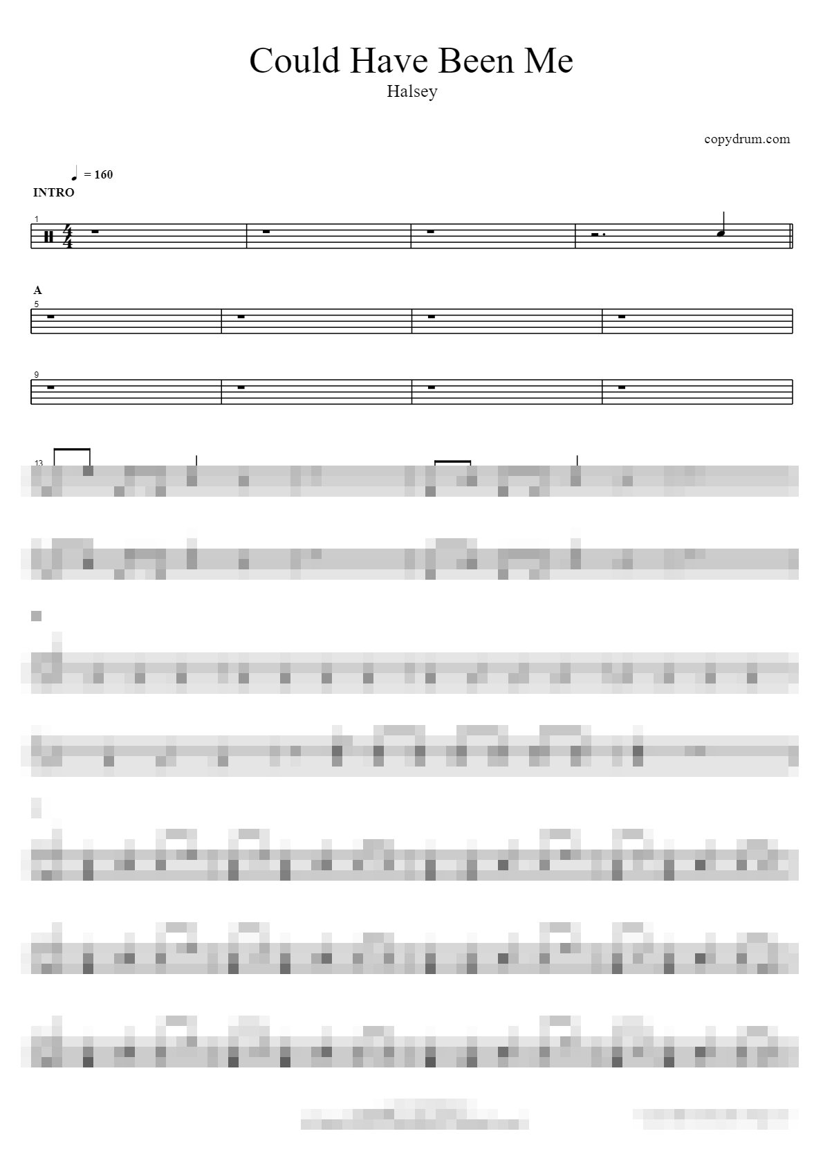 Could Have Been Me Sheet Music Preview