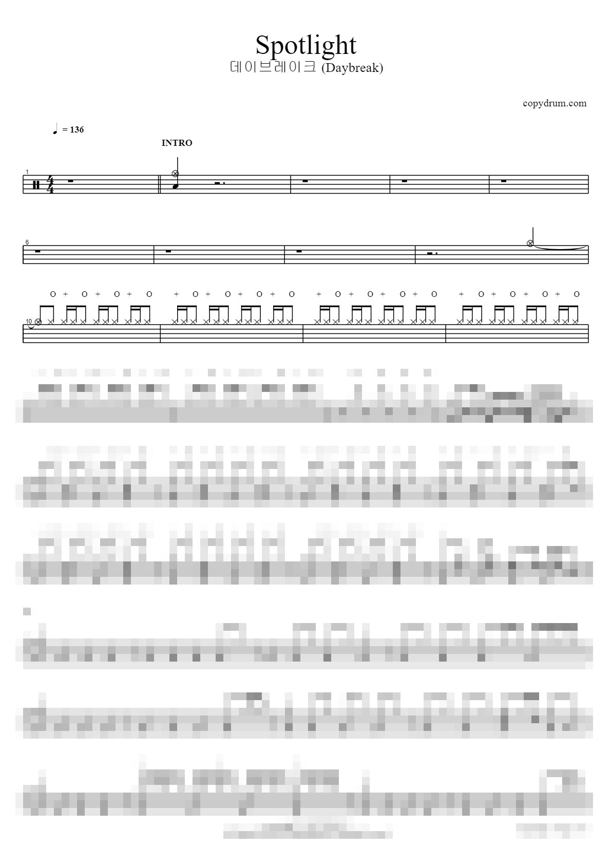 Spotlight Sheet Music Preview