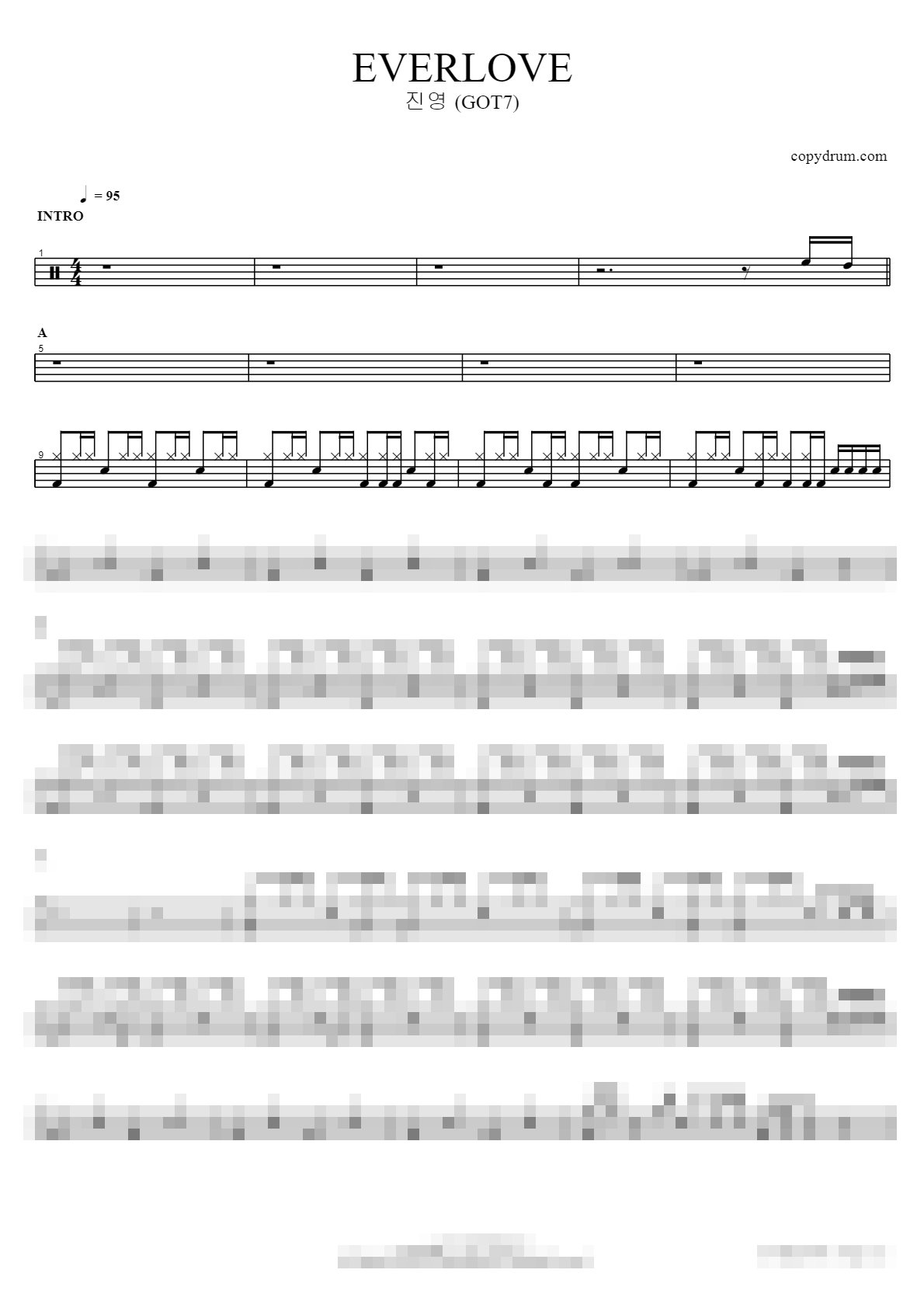 EVERLOVE Sheet Music Preview