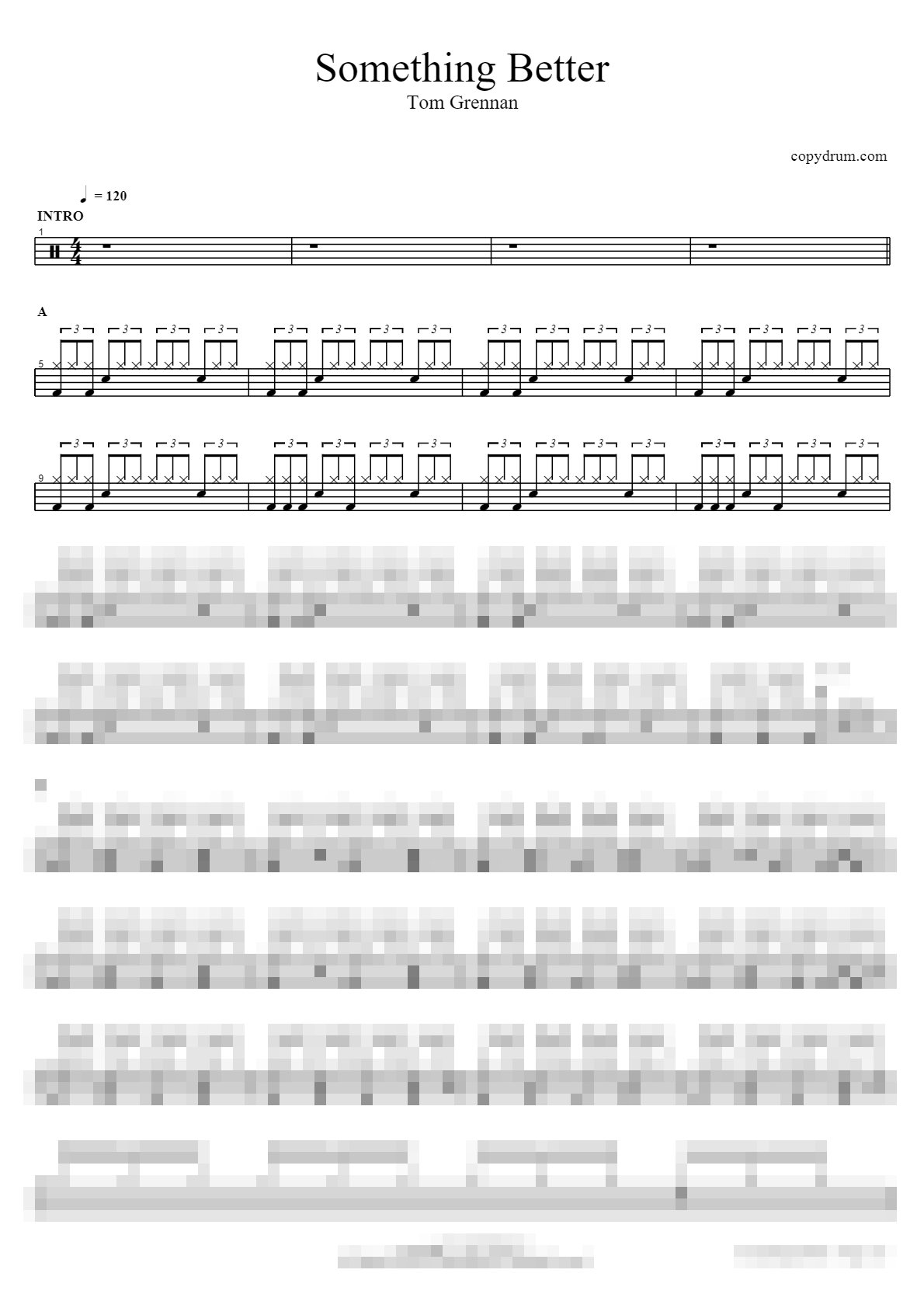 Something Better Sheet Music Preview