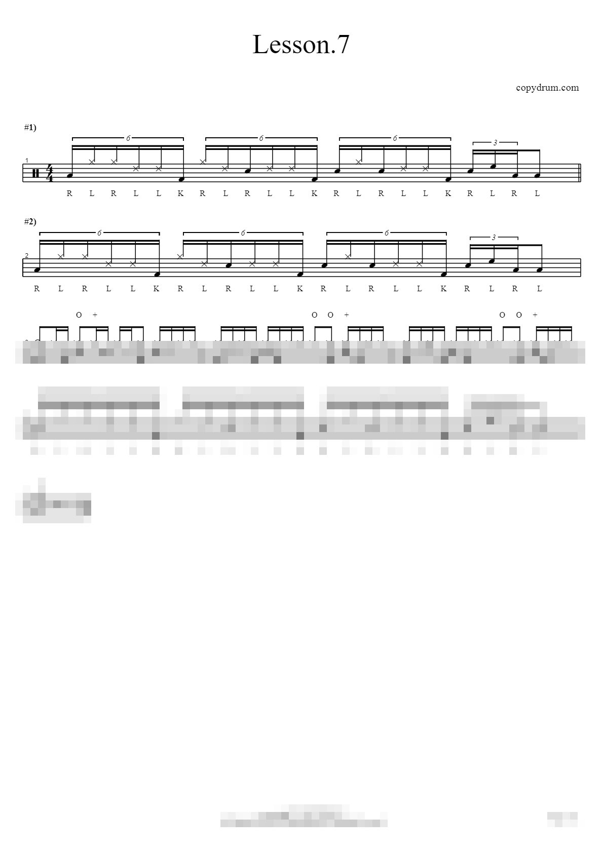 Essential Combination Fills VOL.2 Sheet Music Preview