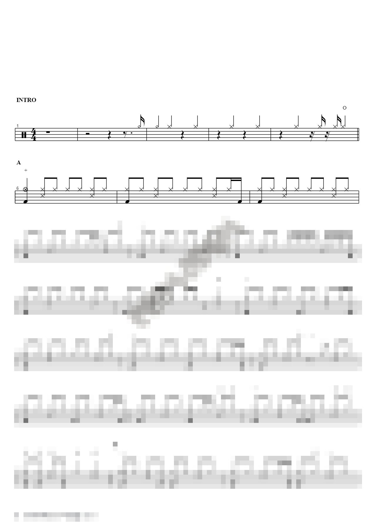 The Ultimate K-POP Best Drum Sheet Music Collection Vol.4 Sheet Music Preview