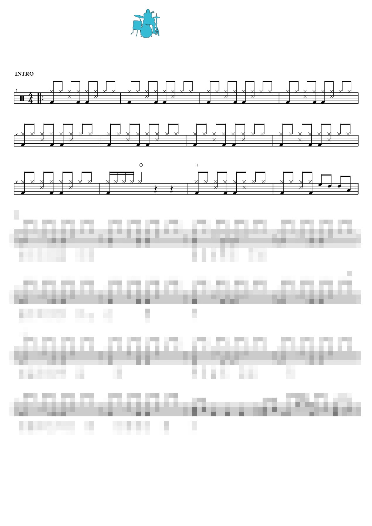 The Ultimate K-Trot Best Drum Sheet Music Collection Vol.2 Sheet Music Preview