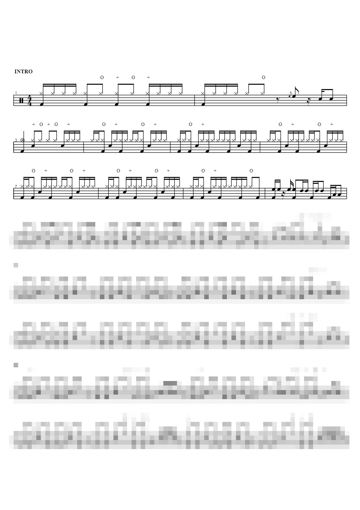 The Ultimate Best Drum Sheet Music Collection for Office Workers Vol.8 Sheet Music Preview