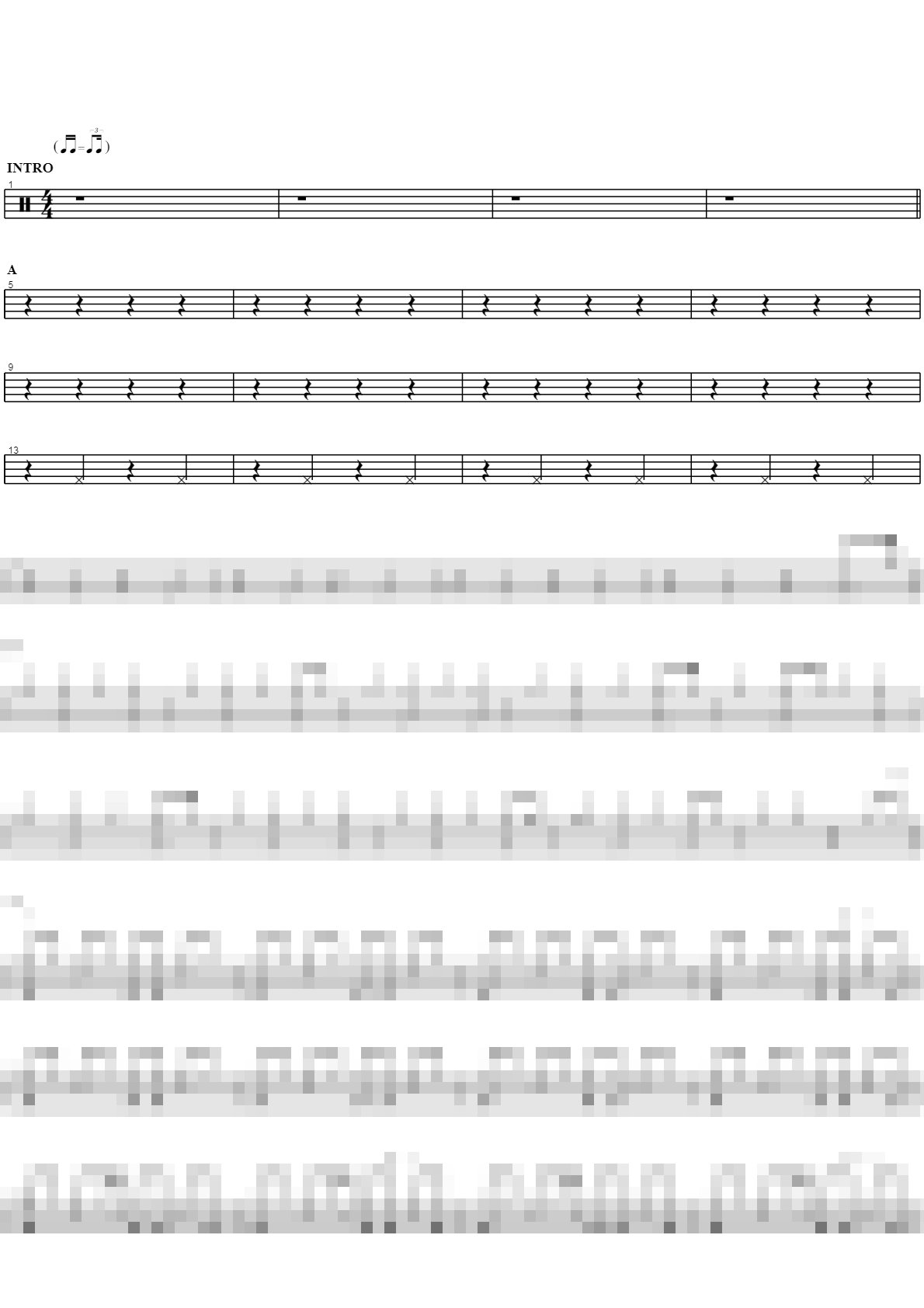 The Ultimate 2017 Best Pop Drum Sheet Music Collection Sheet Music Preview